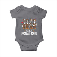 Just A Football Goose Baby Onesie Animal Sports Fan Gift - Wonder Print Shop