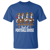 Just A Football Goose T Shirt Animal Sports Fan Gift - Wonder Print Shop