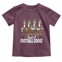 Just A Football Goose Toddler T Shirt Animal Sports Fan Gift - Wonder Print Shop
