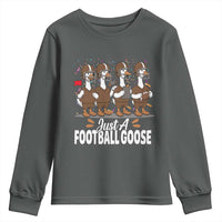 Just A Football Goose Youth Sweatshirt Animal Sports Fan Gift - Wonder Print Shop