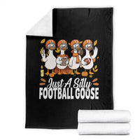 Just A Silly Football Throw Blanket Animal Sports Fan Gift - Wonder Print Shop
