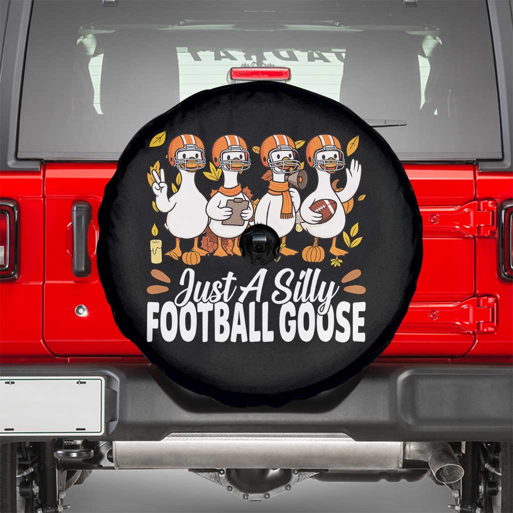 Just A Silly Football Spare Tire Cover Animal Sports Fan Gift - Wonder Print Shop