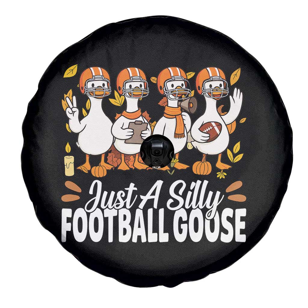 Just A Silly Football Spare Tire Cover Animal Sports Fan Gift - Wonder Print Shop