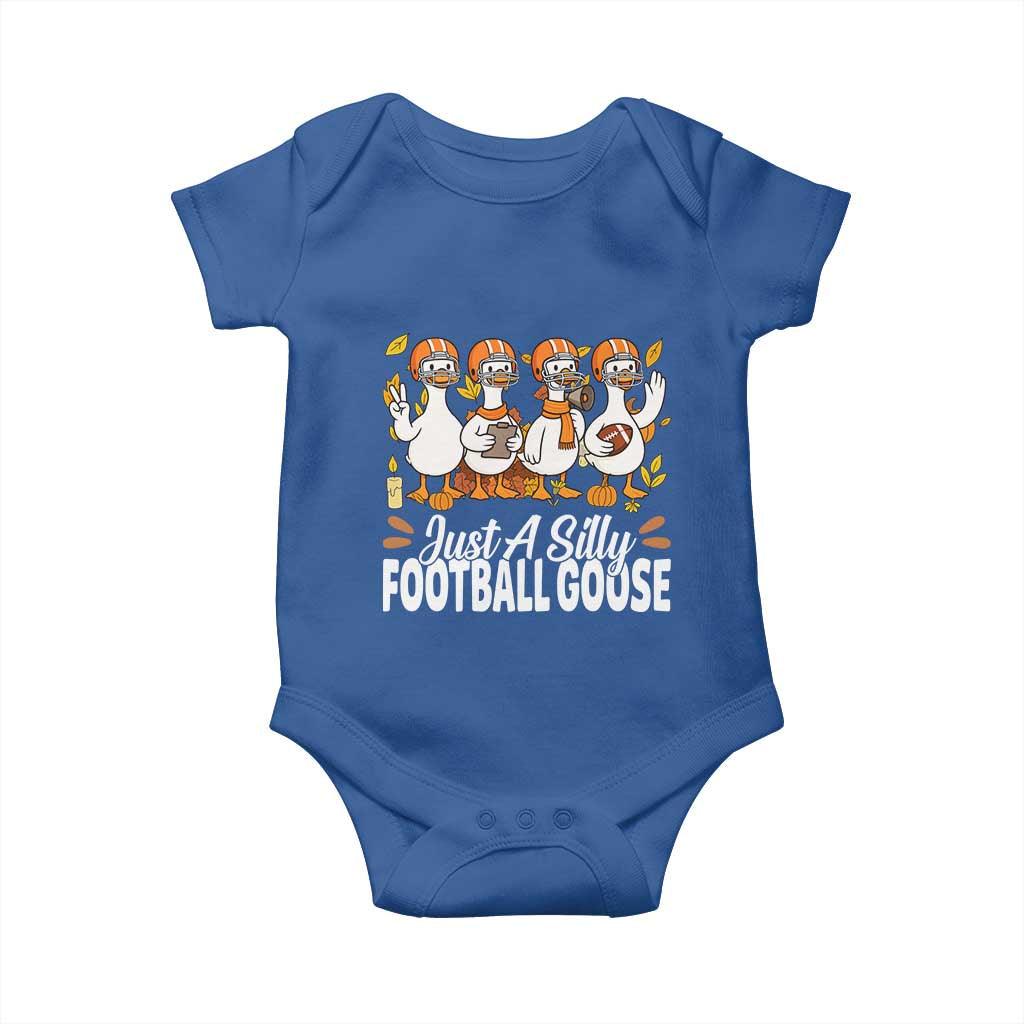 Just A Silly Football Baby Onesie Animal Sports Fan Gift - Wonder Print Shop