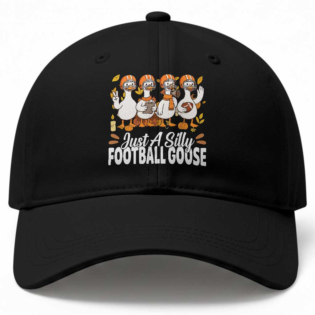 Just A Silly Football Baseball Cap Animal Sports Fan Gift