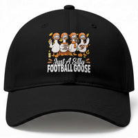 Just A Silly Football Baseball Cap Animal Sports Fan Gift