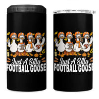 Just A Silly Football 4 in 1 Can Cooler Tumbler Animal Sports Fan Gift - Wonder Print Shop