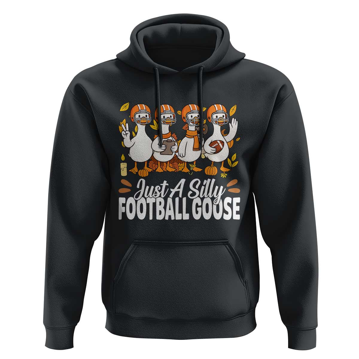 Just A Silly Football Hoodie Animal Sports Fan Gift - Wonder Print Shop