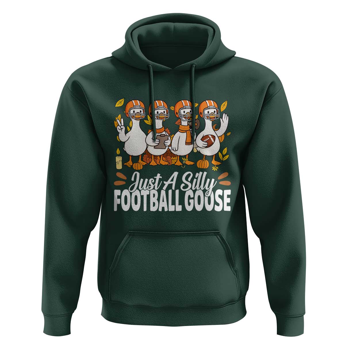 Just A Silly Football Hoodie Animal Sports Fan Gift - Wonder Print Shop