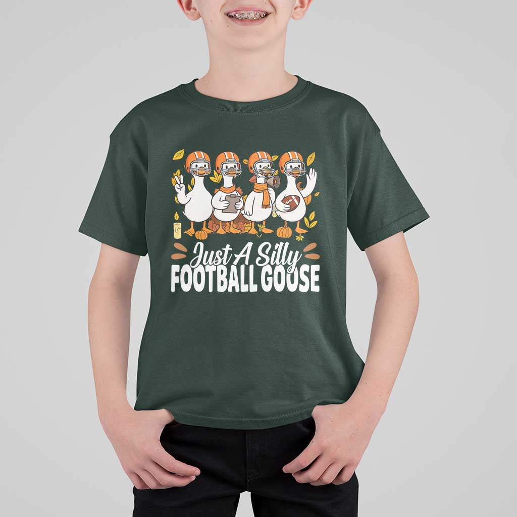 Just A Silly Football T Shirt For Kid Animal Sports Fan Gift - Wonder Print Shop