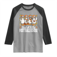 Just A Silly Football Raglan Shirt Animal Sports Fan Gift - Wonder Print Shop