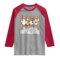 Just A Silly Football Raglan Shirt Animal Sports Fan Gift - Wonder Print Shop