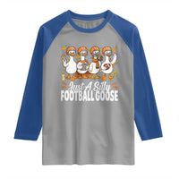 Just A Silly Football Raglan Shirt Animal Sports Fan Gift - Wonder Print Shop