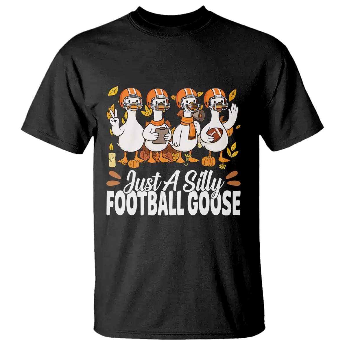 Just A Silly Football T Shirt Animal Sports Fan Gift - Wonder Print Shop