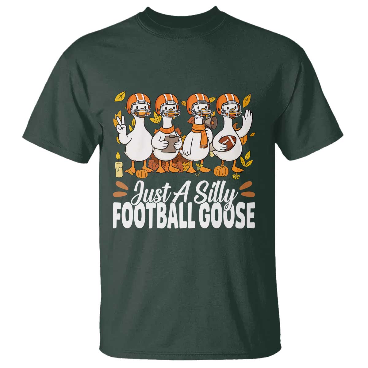 Just A Silly Football T Shirt Animal Sports Fan Gift - Wonder Print Shop