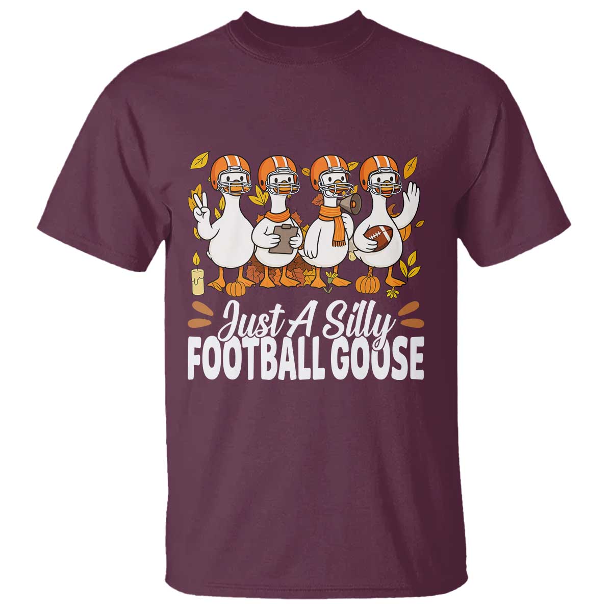 Just A Silly Football T Shirt Animal Sports Fan Gift - Wonder Print Shop