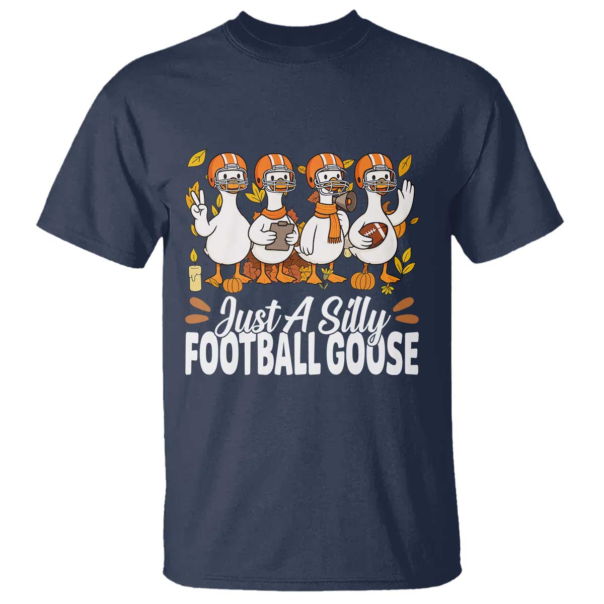 Just A Silly Football T Shirt Animal Sports Fan Gift - Wonder Print Shop