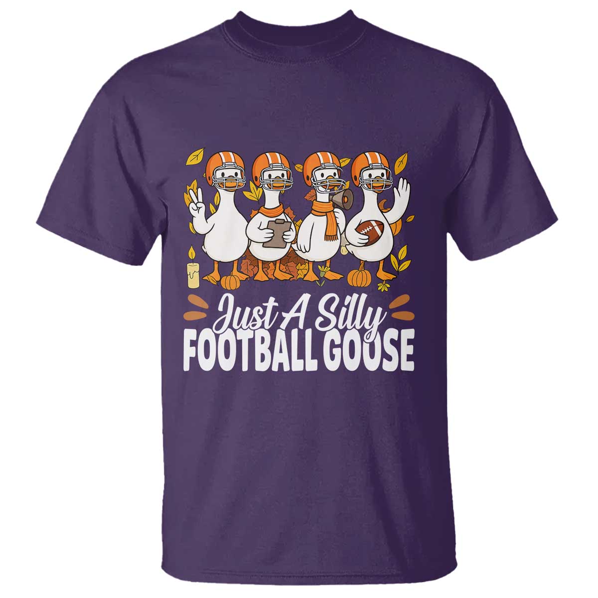 Just A Silly Football T Shirt Animal Sports Fan Gift - Wonder Print Shop