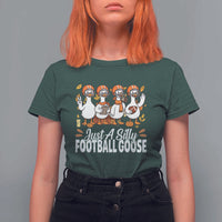 Just A Silly Football T Shirt For Women Animal Sports Fan Gift - Wonder Print Shop
