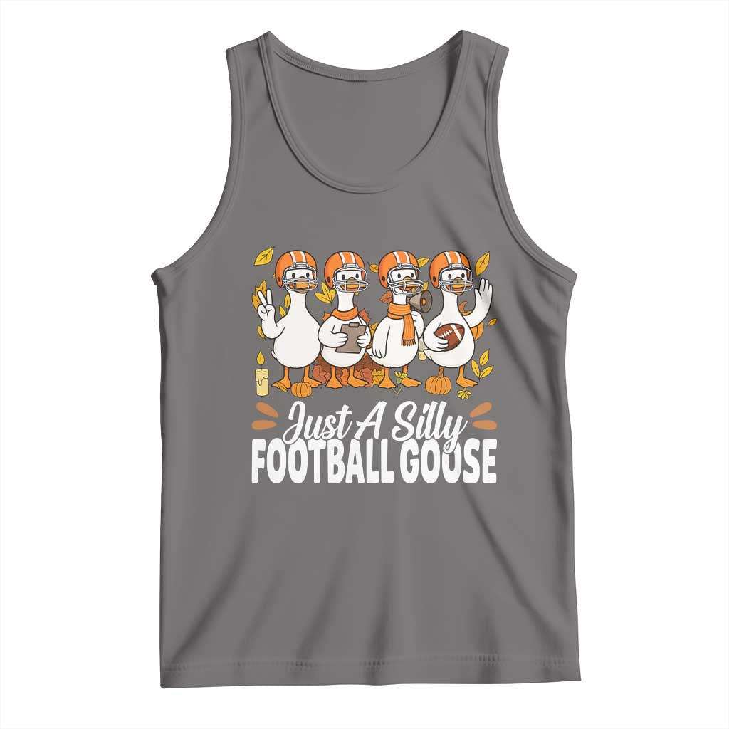 Just A Silly Football Tank Top Animal Sports Fan Gift - Wonder Print Shop