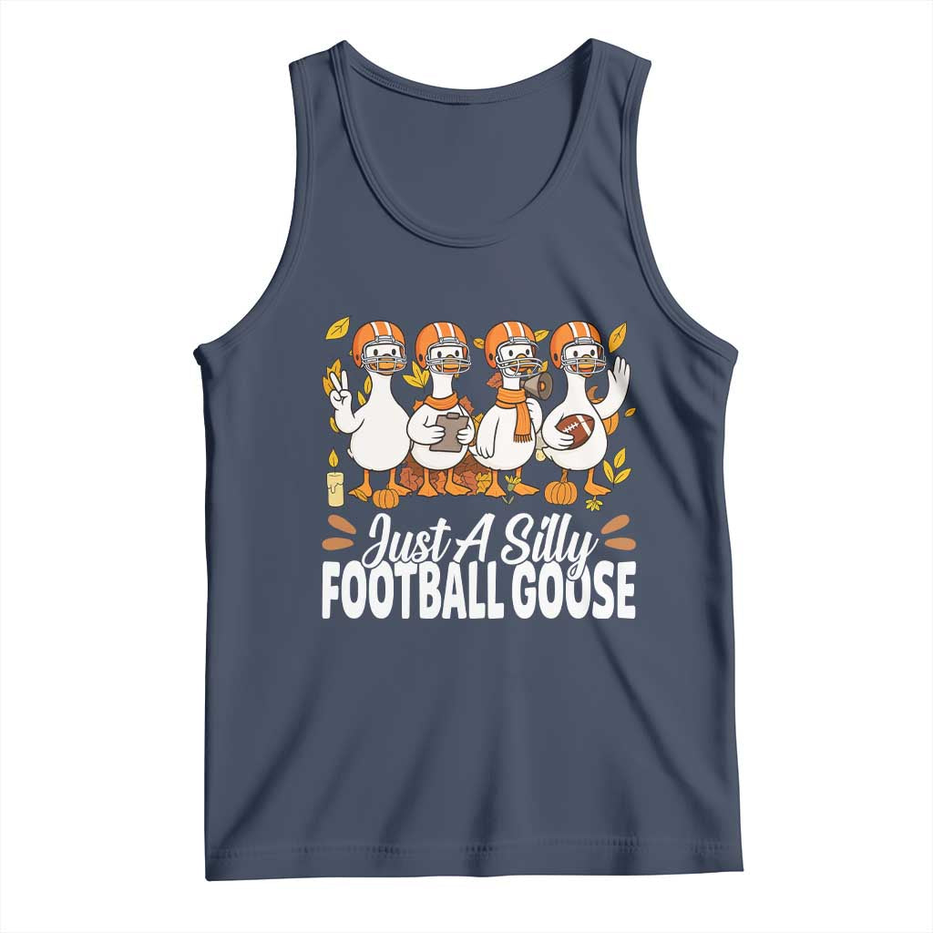 Just A Silly Football Tank Top Animal Sports Fan Gift - Wonder Print Shop