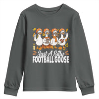 Just A Silly Football Youth Sweatshirt Animal Sports Fan Gift - Wonder Print Shop