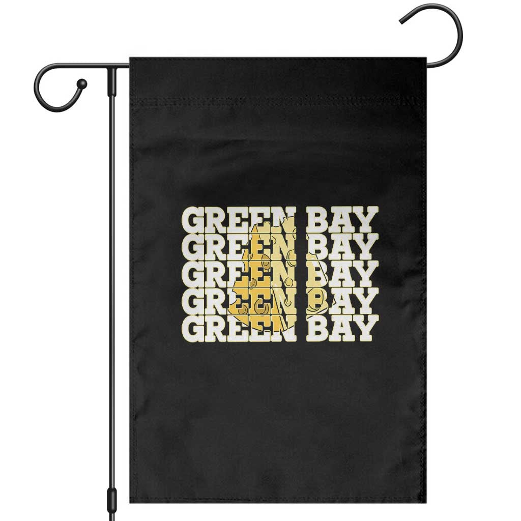 Green Bay Football Fan Cheese Lover Garden Flag Supporter Gift Idea - Wonder Print Shop