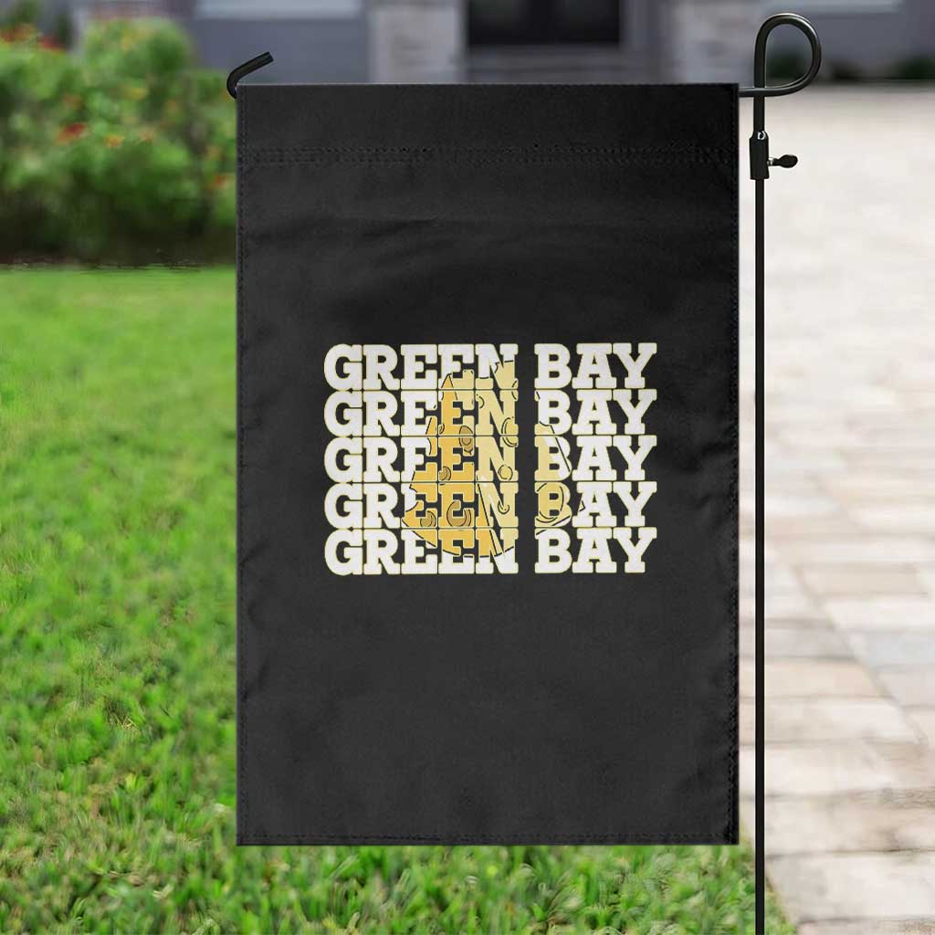 Green Bay Football Fan Cheese Lover Garden Flag Supporter Gift Idea - Wonder Print Shop