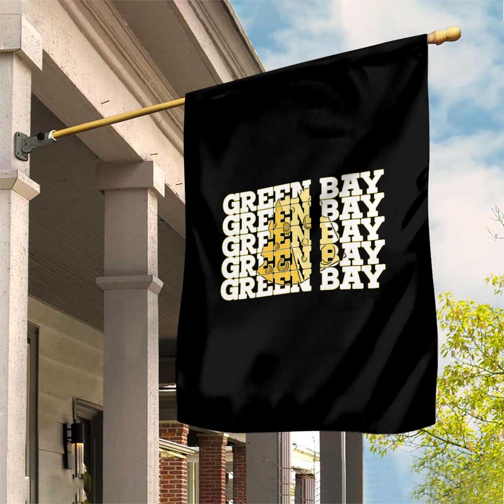 Green Bay Football Fan Cheese Lover Garden Flag Supporter Gift Idea - Wonder Print Shop