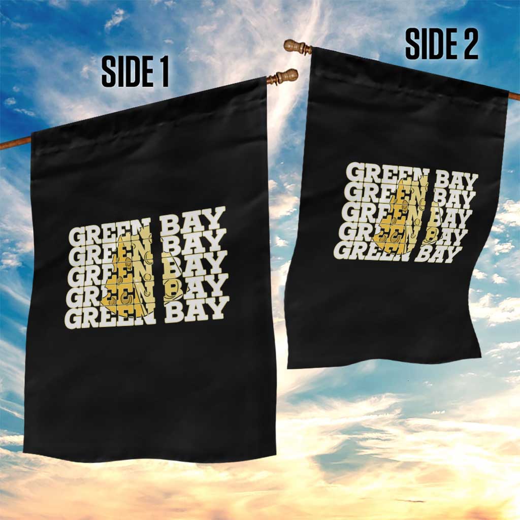 Green Bay Football Fan Cheese Lover Garden Flag Supporter Gift Idea - Wonder Print Shop