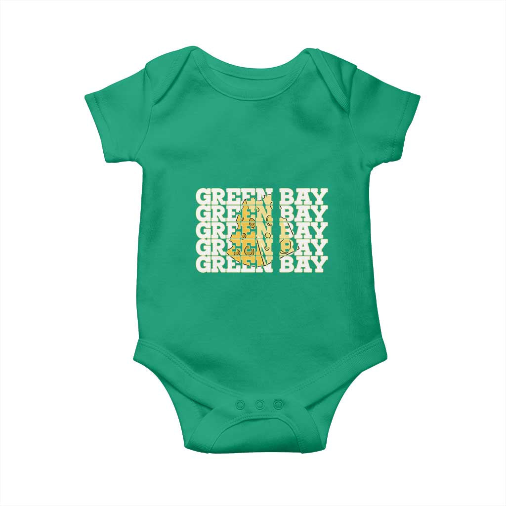 Green Bay Football Fan Cheese Lover Baby Onesie Supporter Gift Idea - Wonder Print Shop