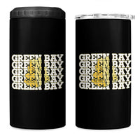 Green Bay Football Fan Cheese Lover 4 in 1 Can Cooler Tumbler Supporter Gift Idea - Wonder Print Shop