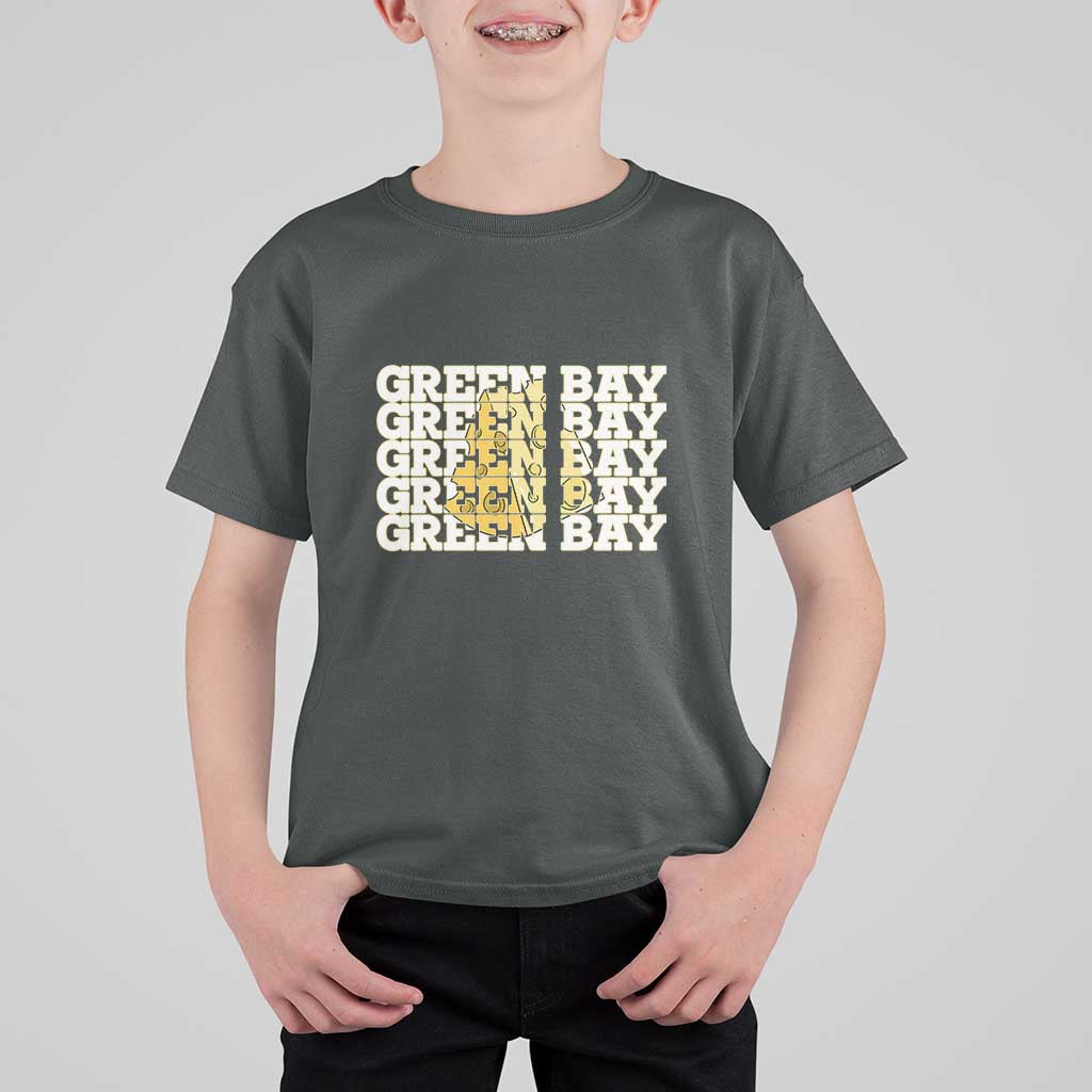 Green Bay Football Fan Cheese Lover T Shirt For Kid Supporter Gift Idea - Wonder Print Shop