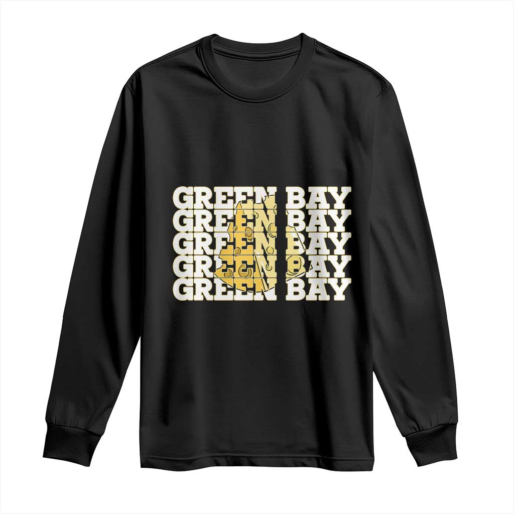 Green Bay Football Fan Cheese Lover Long Sleeve Shirt Supporter Gift Idea - Wonder Print Shop