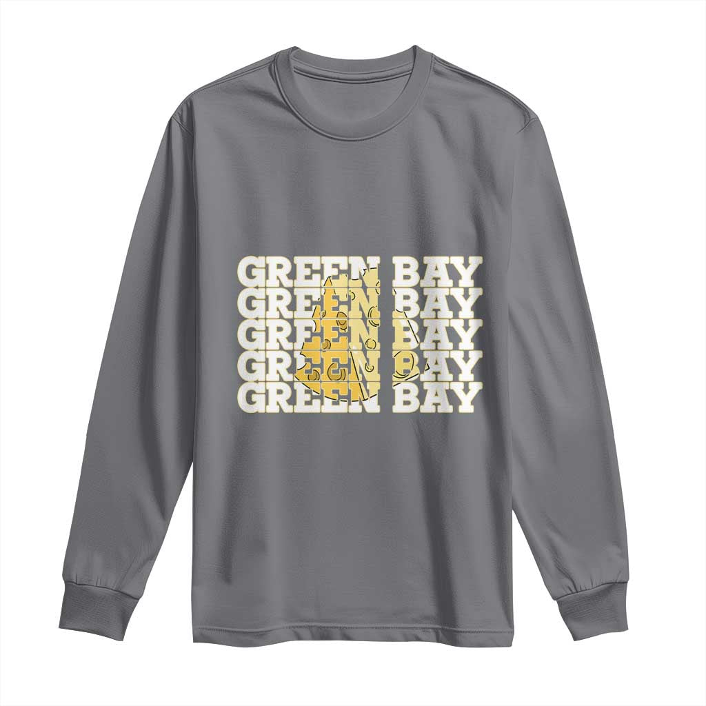 Green Bay Football Fan Cheese Lover Long Sleeve Shirt Supporter Gift Idea - Wonder Print Shop