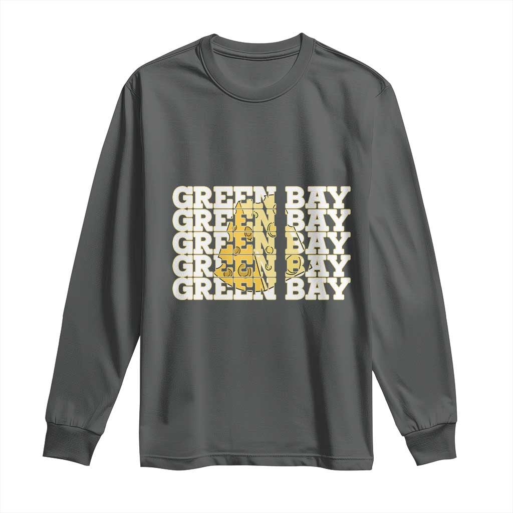 Green Bay Football Fan Cheese Lover Long Sleeve Shirt Supporter Gift Idea - Wonder Print Shop