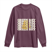 Green Bay Football Fan Cheese Lover Long Sleeve Shirt Supporter Gift Idea - Wonder Print Shop