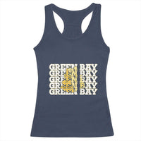 Green Bay Football Fan Cheese Lover Racerback Tank Top Supporter Gift Idea - Wonder Print Shop