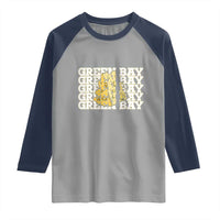 Green Bay Football Fan Cheese Lover Raglan Shirt Supporter Gift Idea - Wonder Print Shop