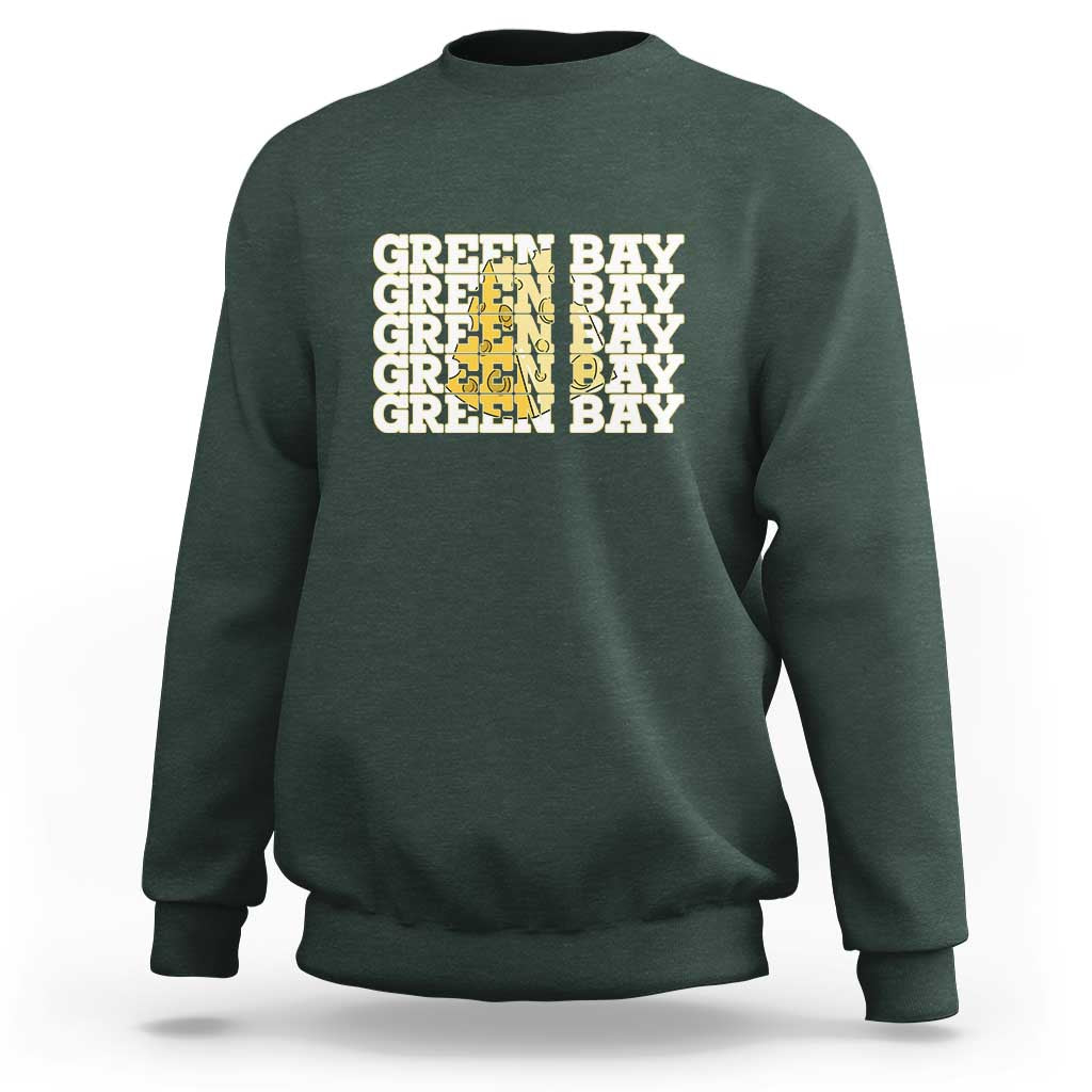 Green Bay Football Fan Cheese Lover Sweatshirt Supporter Gift Idea - Wonder Print Shop