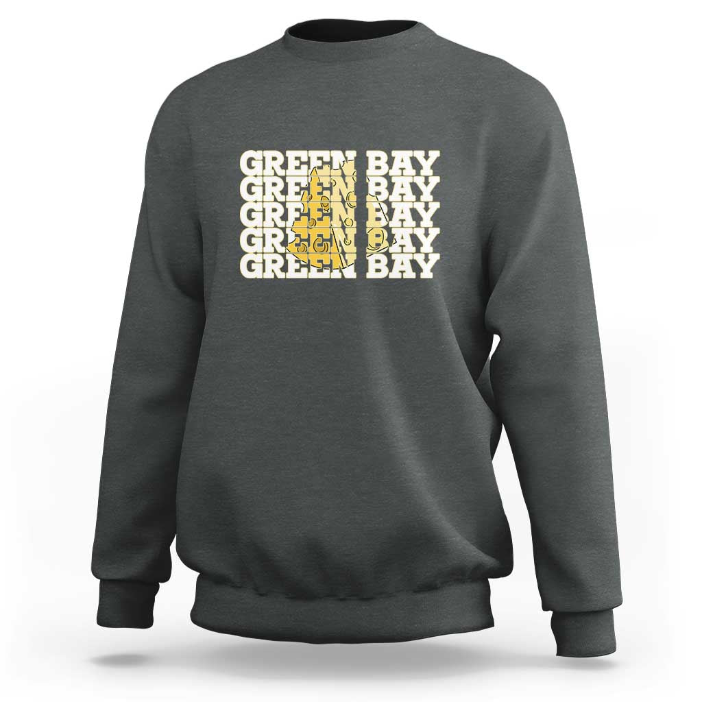 Green Bay Football Fan Cheese Lover Sweatshirt Supporter Gift Idea - Wonder Print Shop