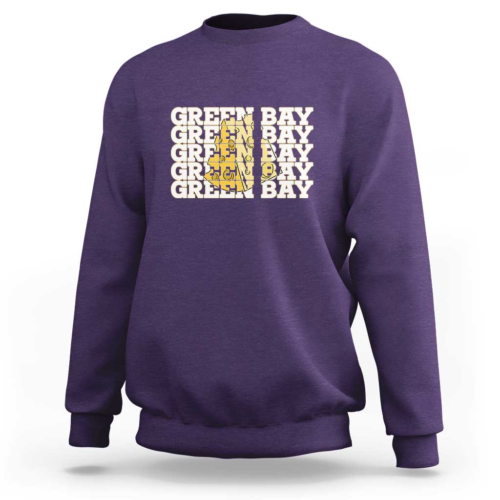 Green Bay Football Fan Cheese Lover Sweatshirt Supporter Gift Idea - Wonder Print Shop