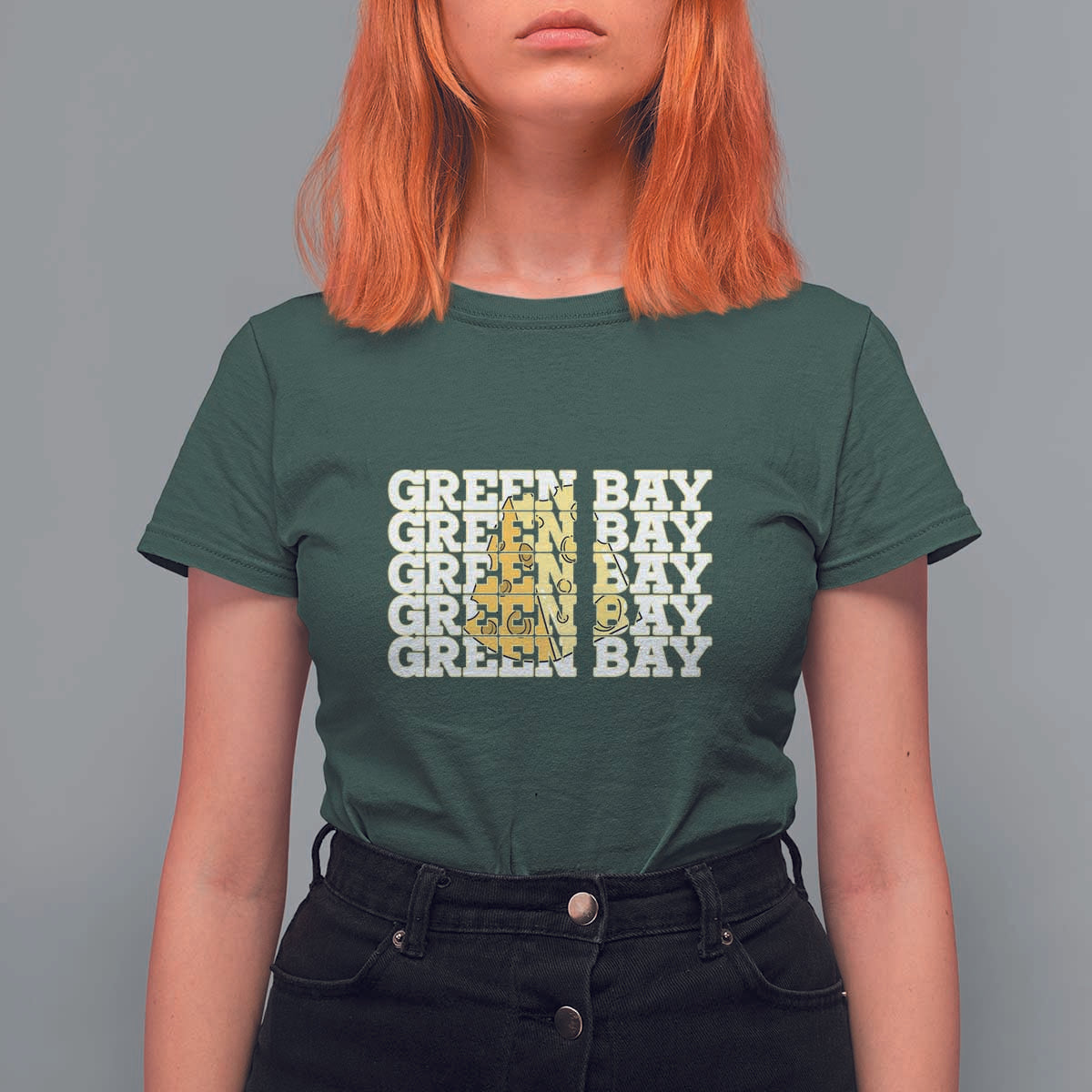Green Bay Football Fan Cheese Lover T Shirt For Women Supporter Gift Idea - Wonder Print Shop