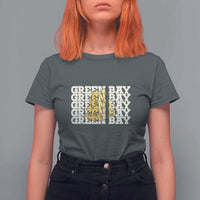 Green Bay Football Fan Cheese Lover T Shirt For Women Supporter Gift Idea - Wonder Print Shop
