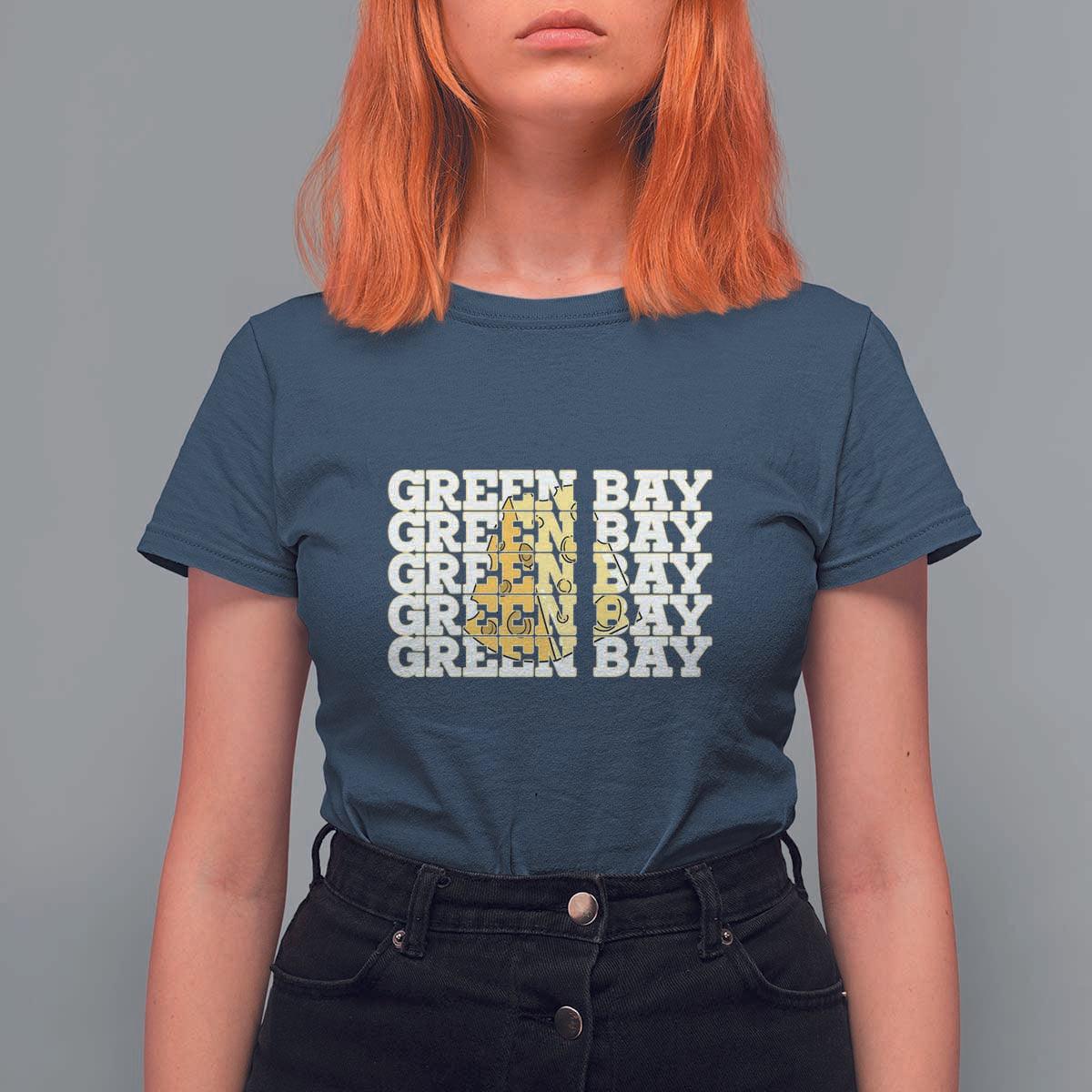 Green Bay Football Fan Cheese Lover T Shirt For Women Supporter Gift Idea - Wonder Print Shop