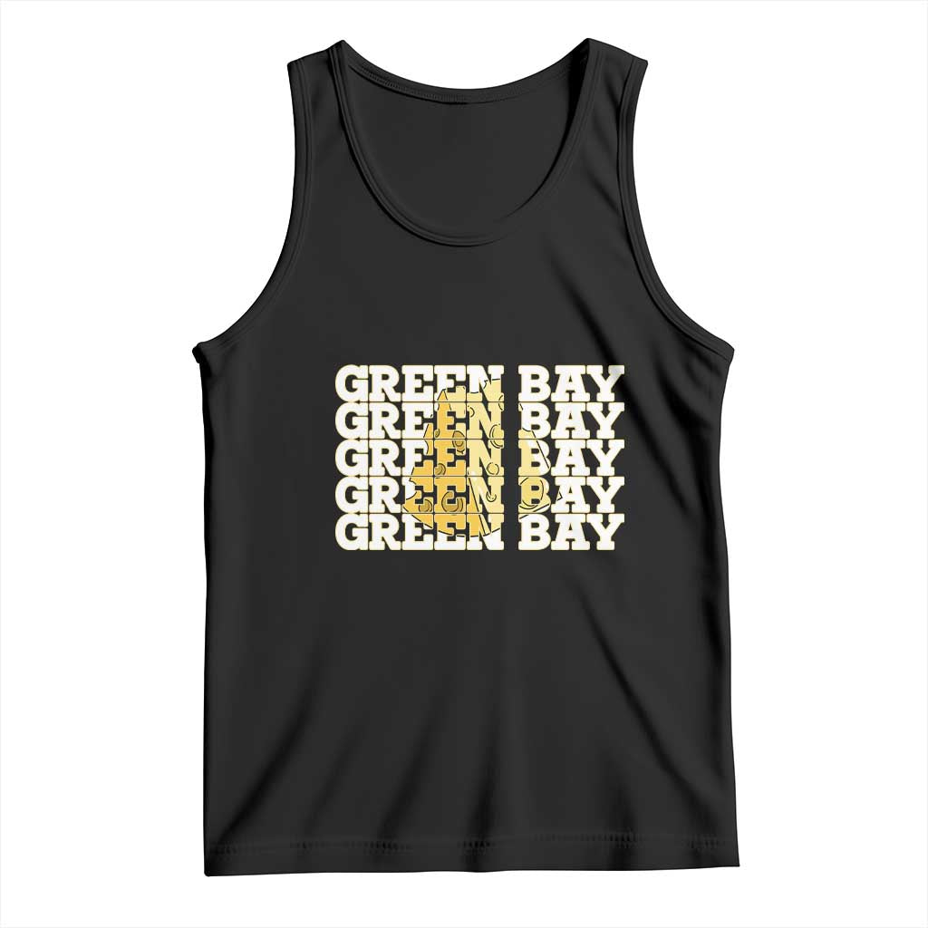 Green Bay Football Fan Cheese Lover Tank Top Supporter Gift Idea - Wonder Print Shop