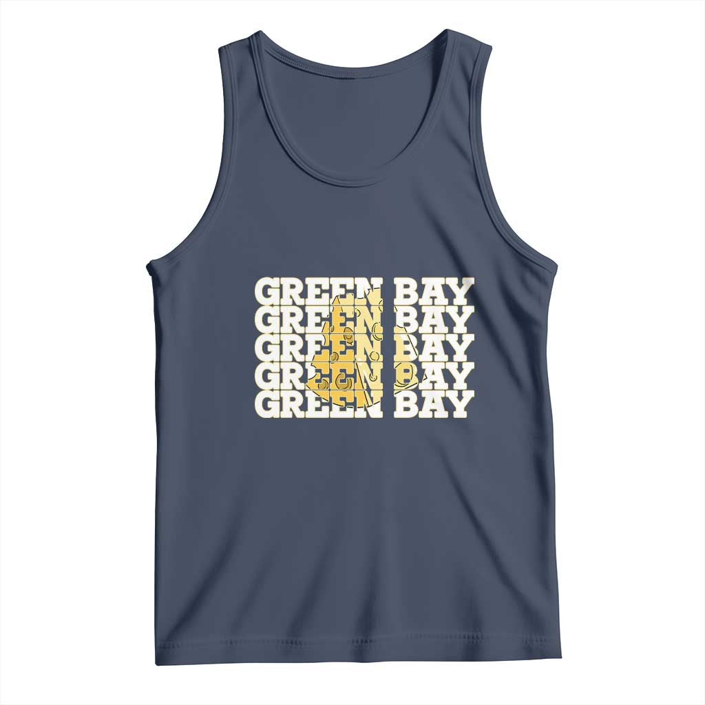 Green Bay Football Fan Cheese Lover Tank Top Supporter Gift Idea - Wonder Print Shop