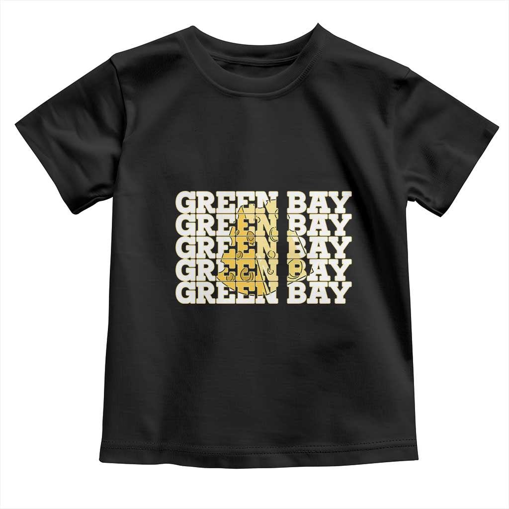Green Bay Football Fan Cheese Lover Toddler T Shirt Supporter Gift Idea - Wonder Print Shop