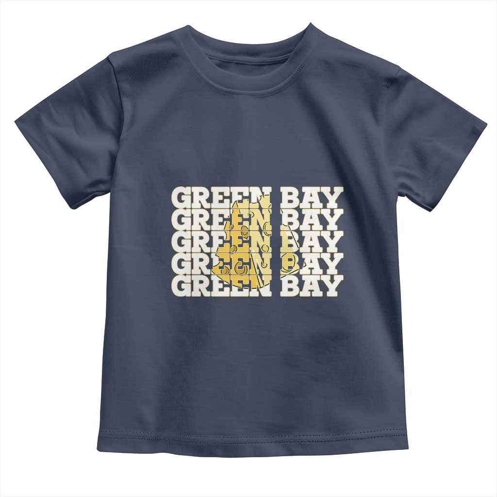Green Bay Football Fan Cheese Lover Toddler T Shirt Supporter Gift Idea - Wonder Print Shop