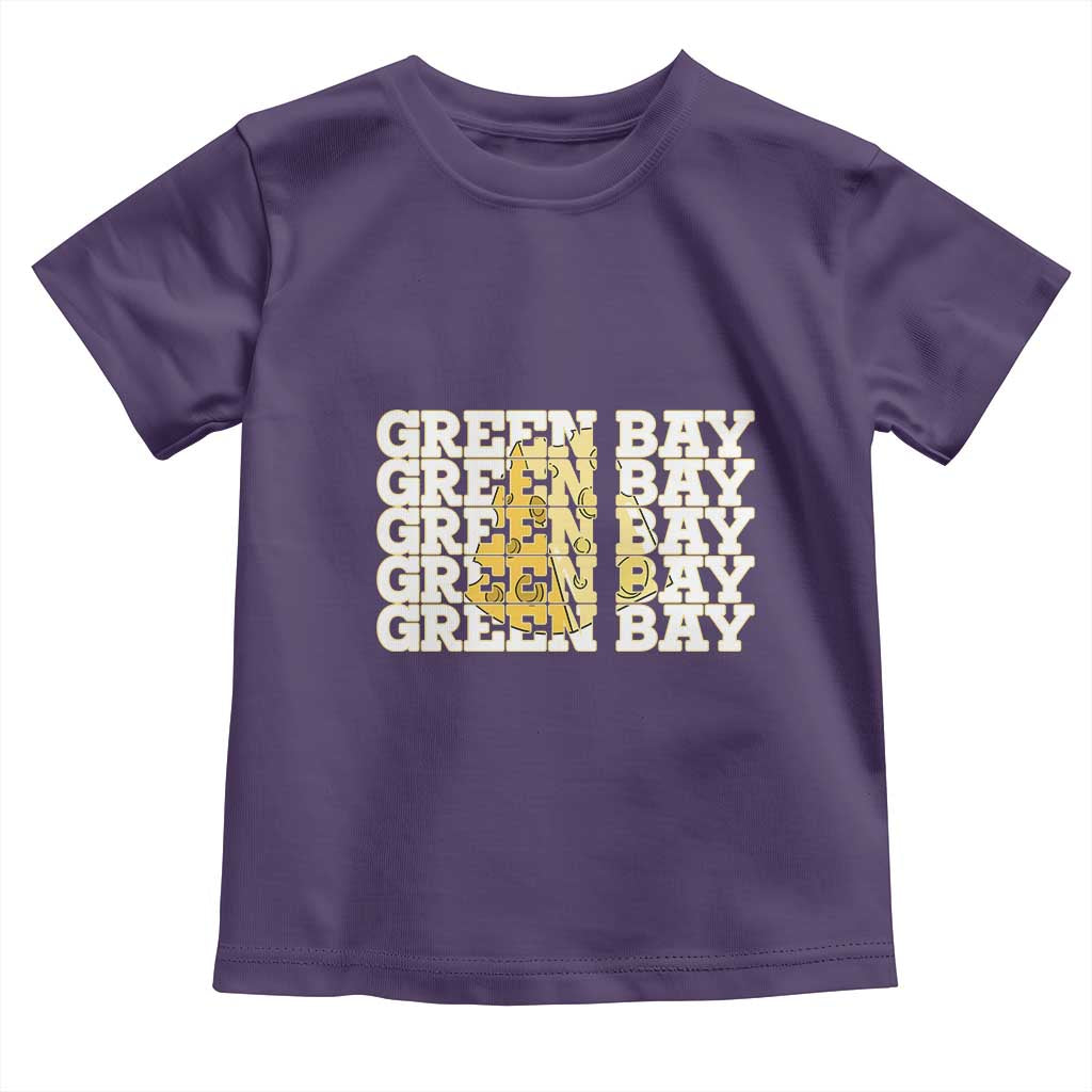 Green Bay Football Fan Cheese Lover Toddler T Shirt Supporter Gift Idea - Wonder Print Shop